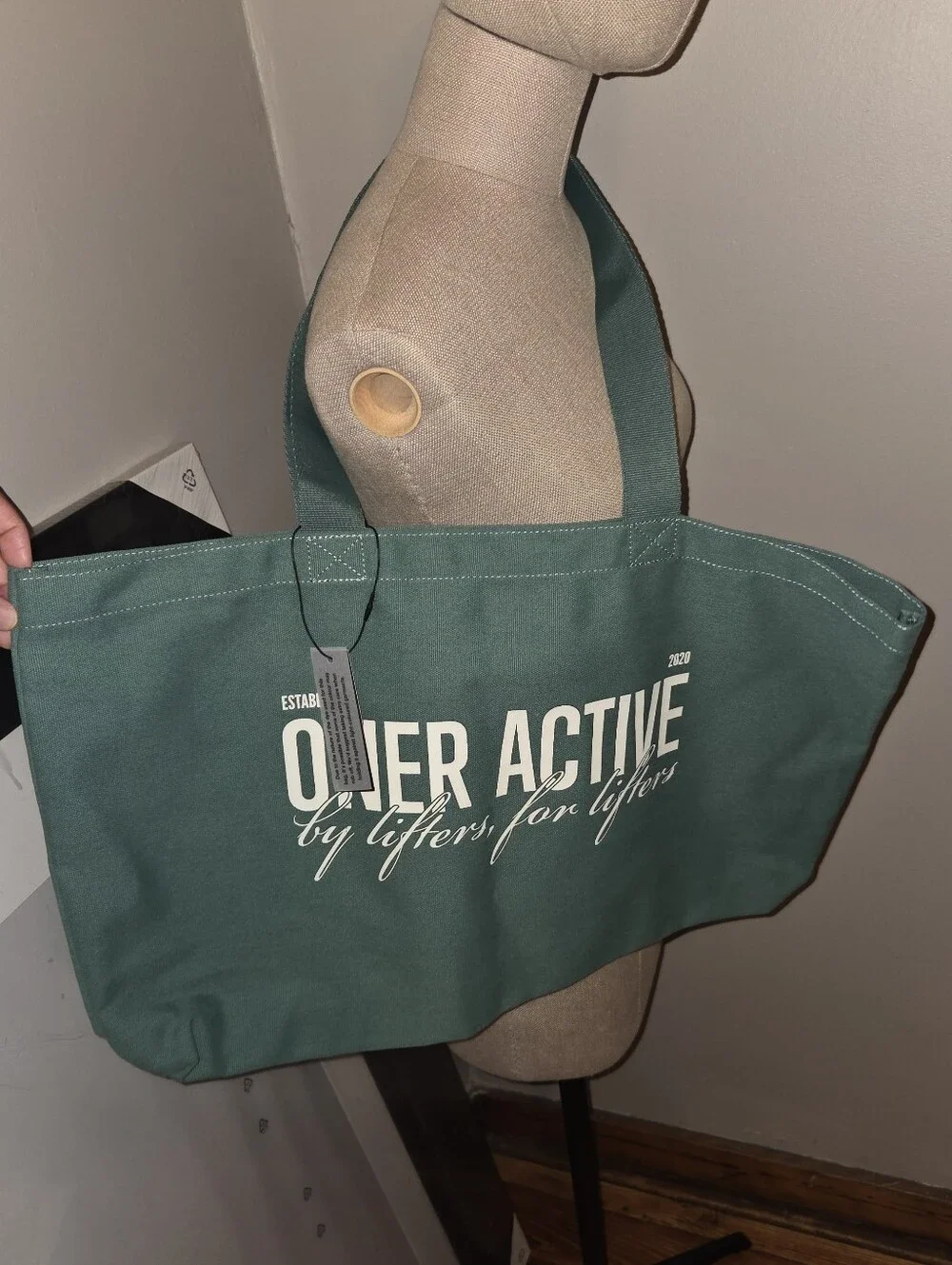 💥JUST ADDED💥NWT Oner Active Canvas Tote with White Logo - Picture 1 of 6